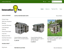 Tablet Screenshot of innovationpet.com